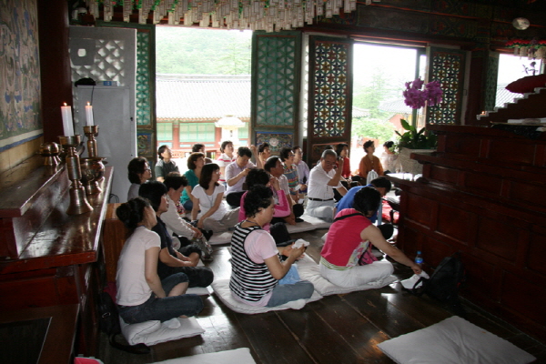 신흥사 낙산사 사찰순례 - 법회