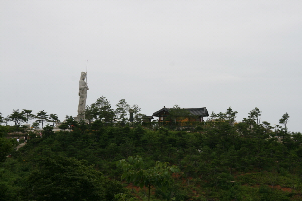 신흥사 낙산사 사찰순례 - 낙산사에서 바라본 해수관음상